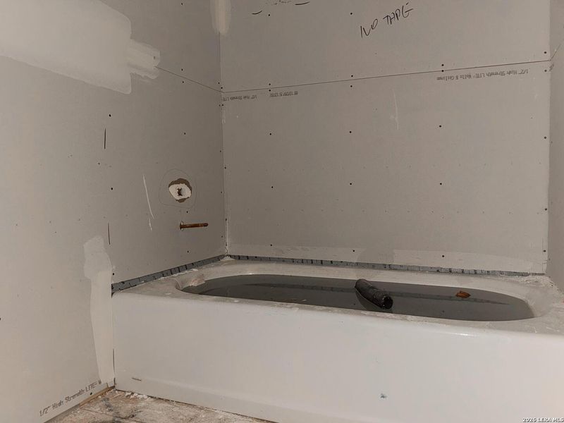 In-progress construction of a new home in Cordova Trails, Seguin, TX (Image 27).