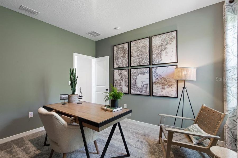 Furnished interior view inside a new home in Seminole Palms, Palm Coast (Image 36).