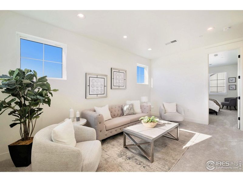 Furnished interior view inside a new home in Eagle Brook Meadows, Loveland (Image 15).