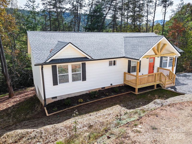 Exterior details and patio area of a home in , Candler (Image 2). Exterior details and patio area of a home in , Candler (Image 2).