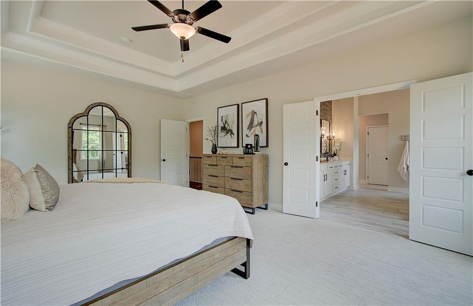 Furnished interior view inside a new home in , Hoschton (Image 38).