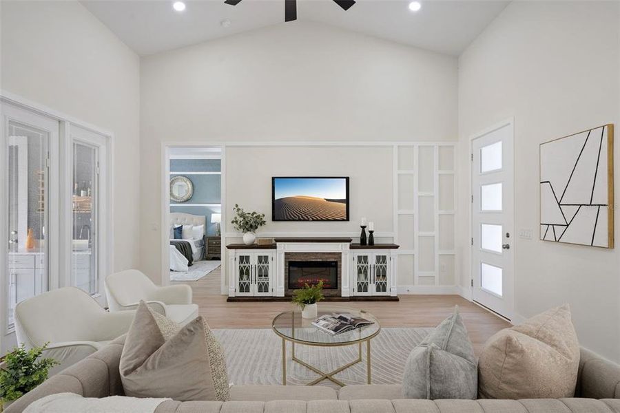 Furnished interior view inside a new home in , Apopka (Image 11).