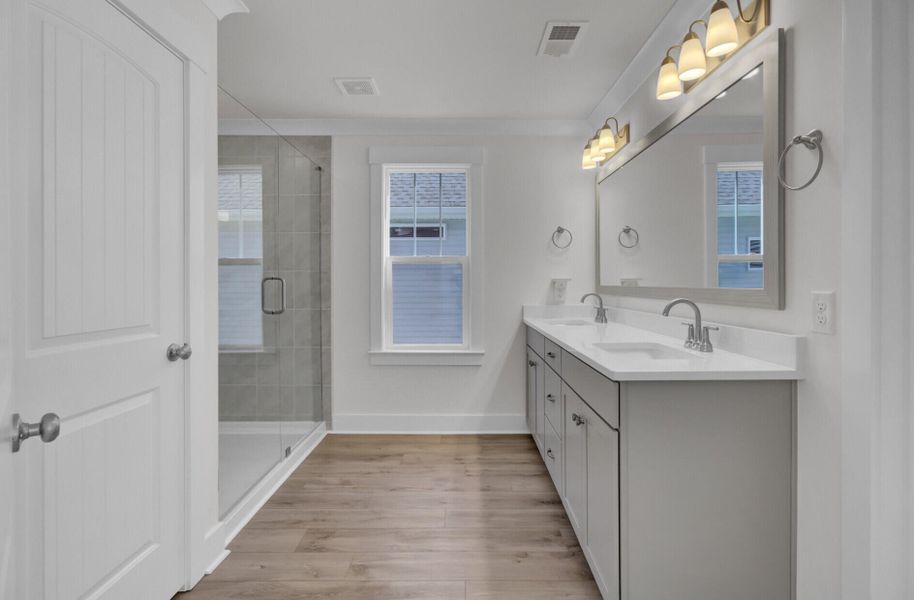 Furnished interior view inside a new home in Six Oaks, Summerville (Image 38).