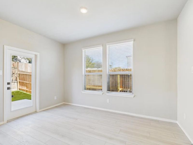 Spacious, unfurnished interior of a new home in Meadows at Oak Creek, San Antonio (Image 12). Spacious, unfurnished interior of a new home in Meadows at Oak Creek, San Antonio (Image 12).