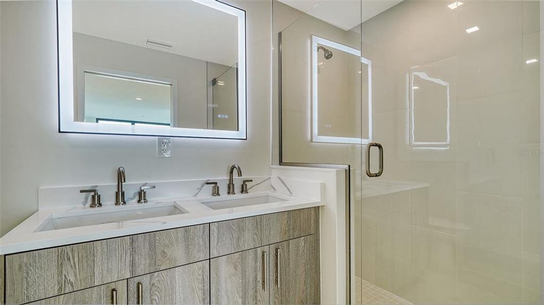Furnished interior view inside a new home in , Sarasota (Image 10).