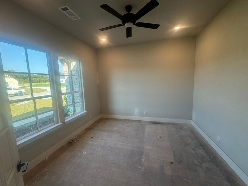 In-progress construction of a new home in King Crossing Estates, Van Alstyne, TX (Image 12).