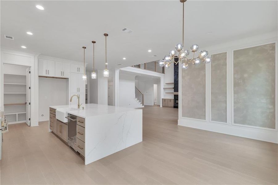 Furnished interior view inside a new home in , Grayson (Image 49).