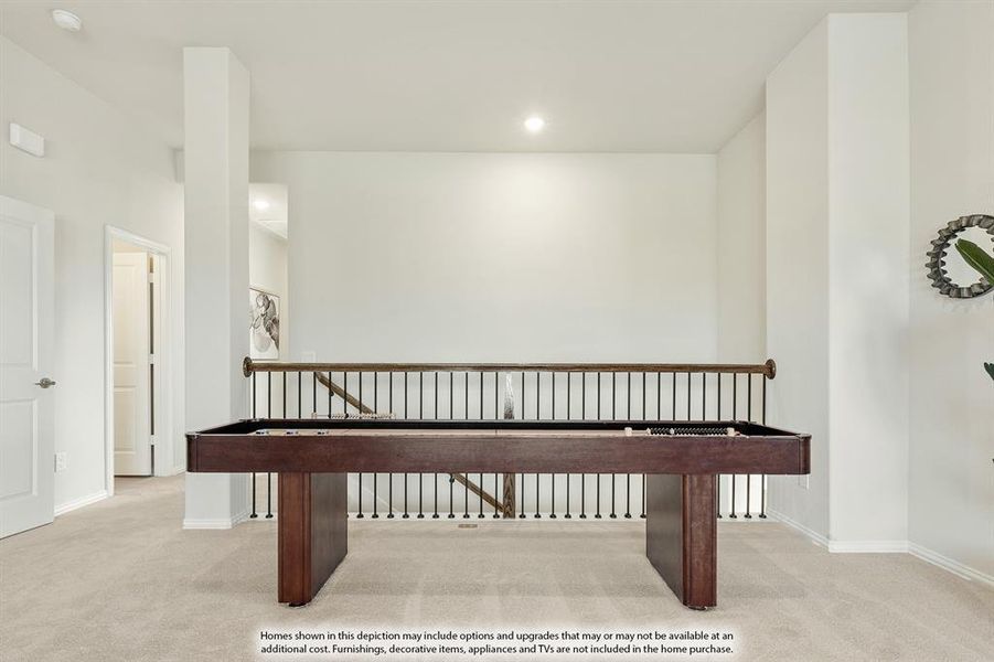 Furnished interior view inside a new home in Mosaic, Celina (Image 3). Furnished interior view inside a new home in Mosaic, Celina (Image 3).