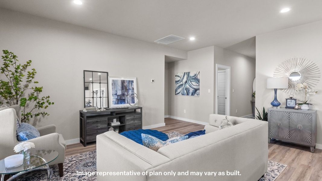 Furnished interior view inside a new home in Homestead at Parks Bell Ranch, Odessa (Image 8).