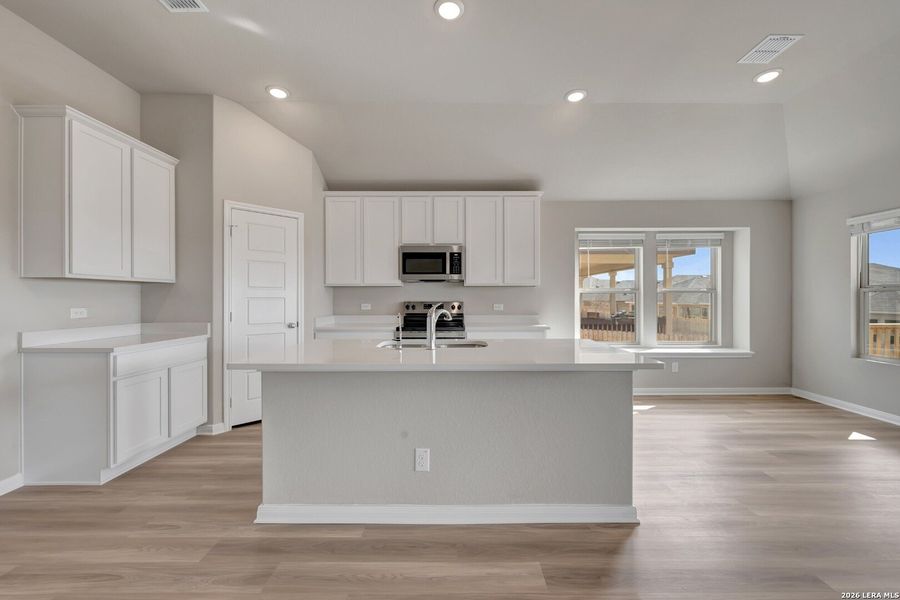 Furnished interior view inside a new home in Greenspoint Heights, Seguin (Image 10).