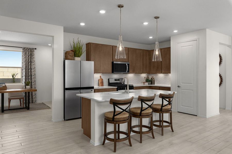 Representative furnished interior of a home built from the 1849 Modeled by KB Home in Bella Camino Traditions, San Tan Valley (Image 7).
