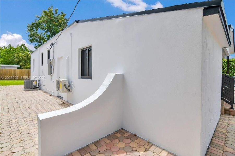 Exterior details and patio area of a home in , Miami (Image 24). Exterior details and patio area of a home in , Miami (Image 24).