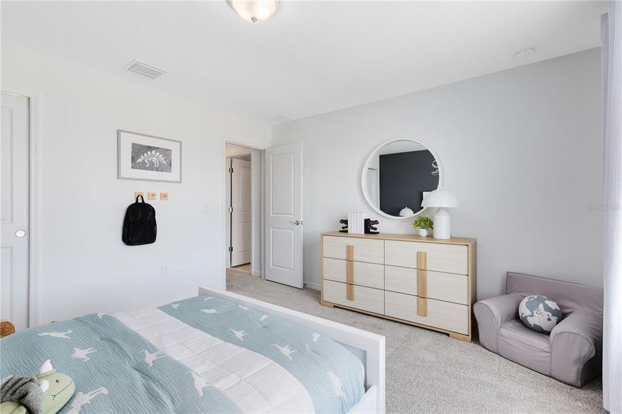 Furnished interior view inside a new home in , Davenport (Image 22).