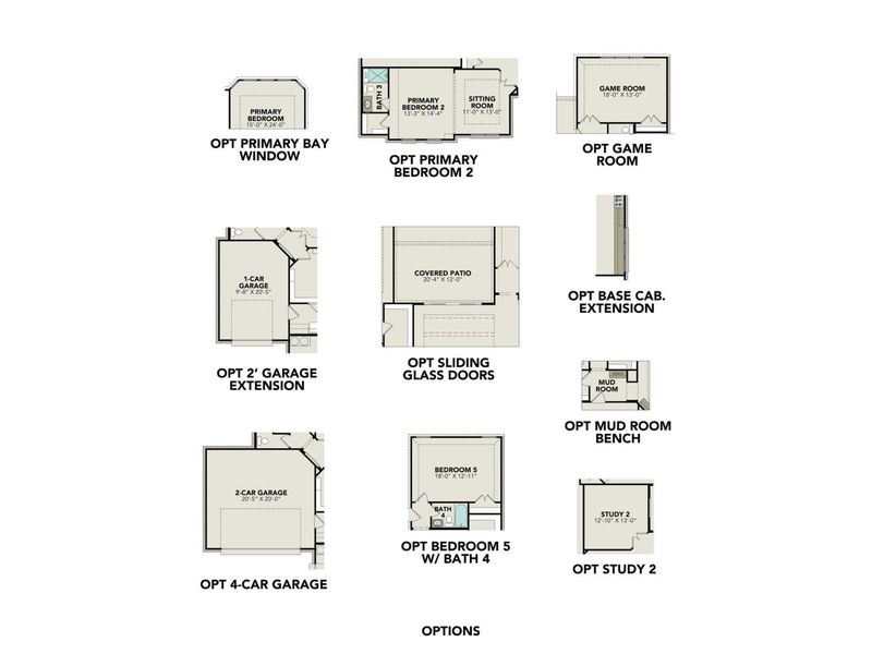 2D floor plan layout for the The Summerlin A by Davidson Homes LLC in Potranco Oaks, Castroville, TX (Image 5). 2D floor plan layout for the The Summerlin A by Davidson Homes LLC in Potranco Oaks, Castroville, TX (Image 5).