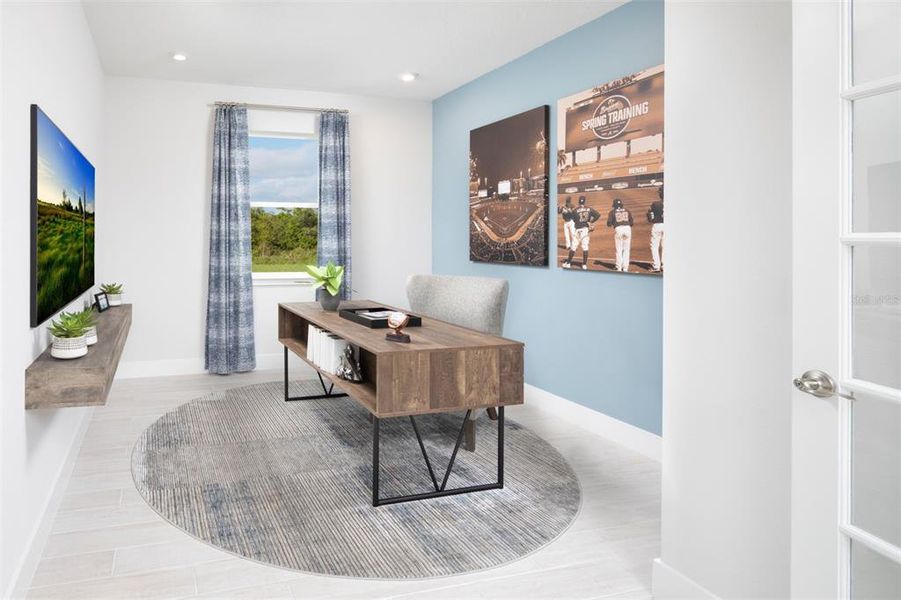 Furnished interior view inside a new home in Wellen Park, Venice (Image 14).