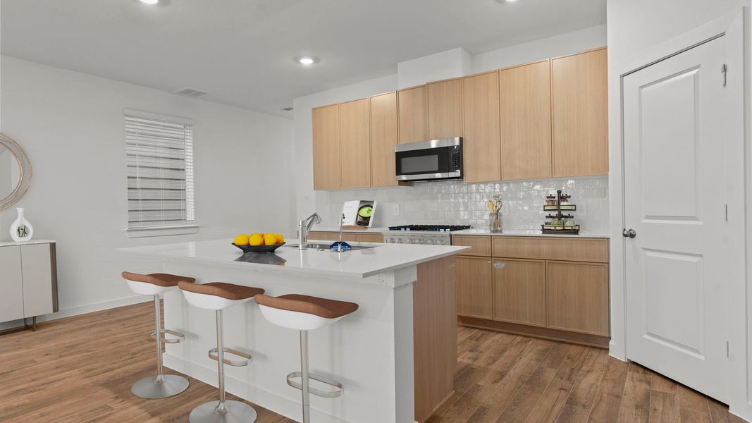 Furnished interior view inside a new home in Villarosa at Tamarron, Katy (Image 10).