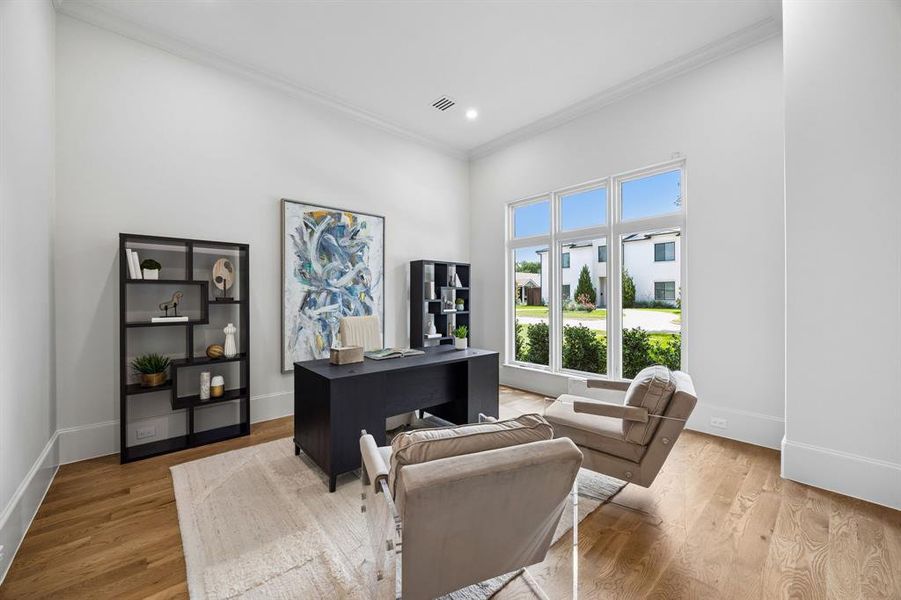 Furnished interior view inside a new home in , Dallas (Image 6). Furnished interior view inside a new home in , Dallas (Image 6).