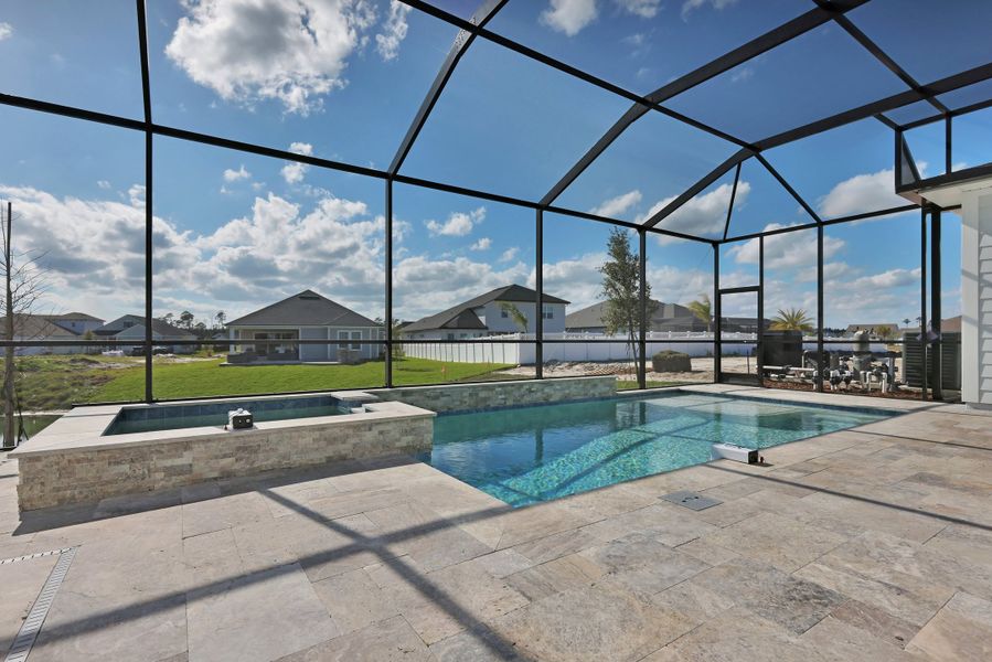 Representative exterior details of a home built from the Stella by Riverside Homes in Hidden Creek at SilverLeaf, St. Augustine (Image 37).