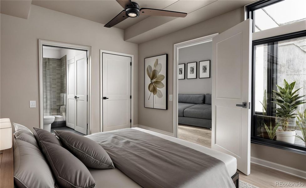 Furnished interior view inside a new home in , Denver (Image 2).