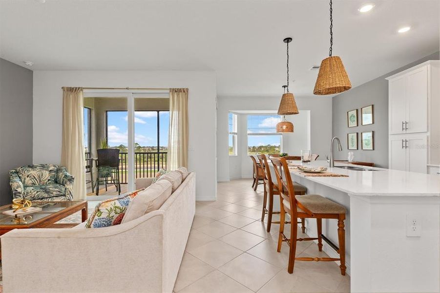Furnished interior view inside a new home in , Venice (Image 16).
