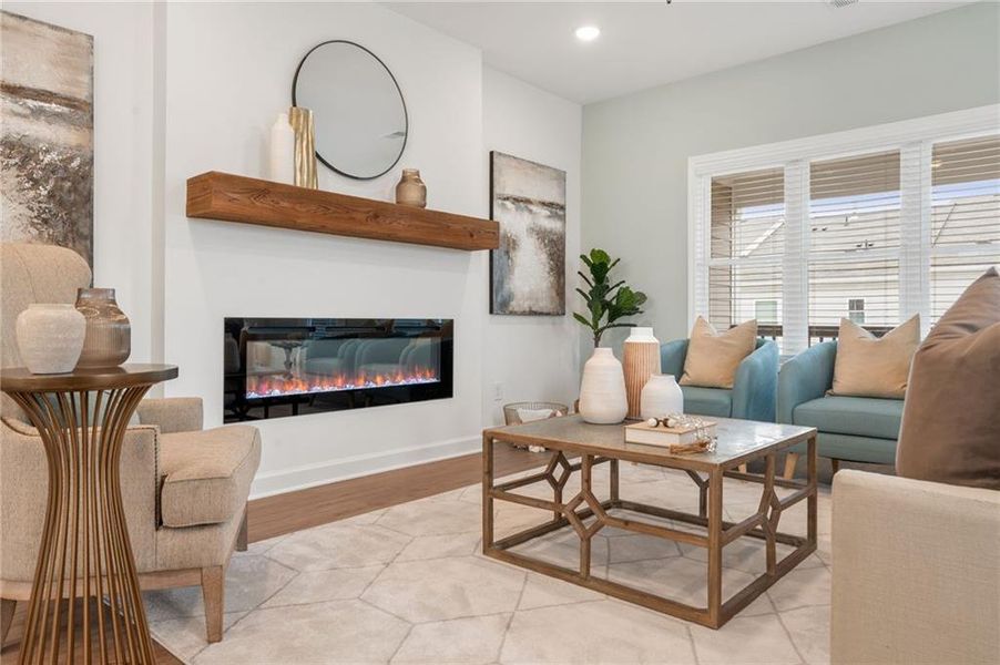 Furnished interior view inside a new home in East Park Village, Kennesaw (Image 6).