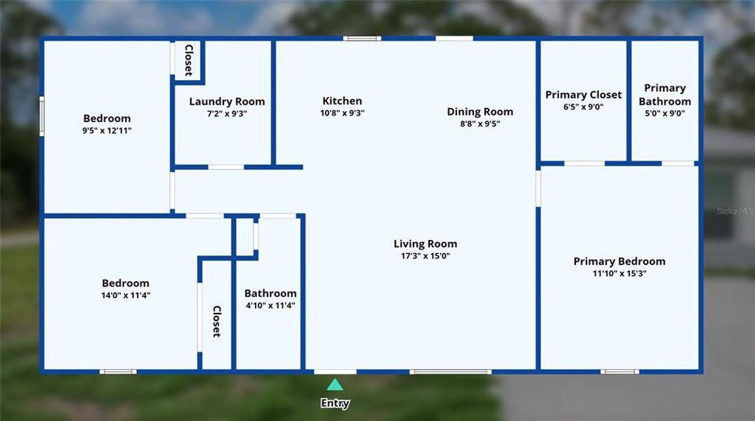 2D floor plan layout of this home in , Lake Placid, FL (Image 2). 2D floor plan layout of this home in , Lake Placid, FL (Image 2).