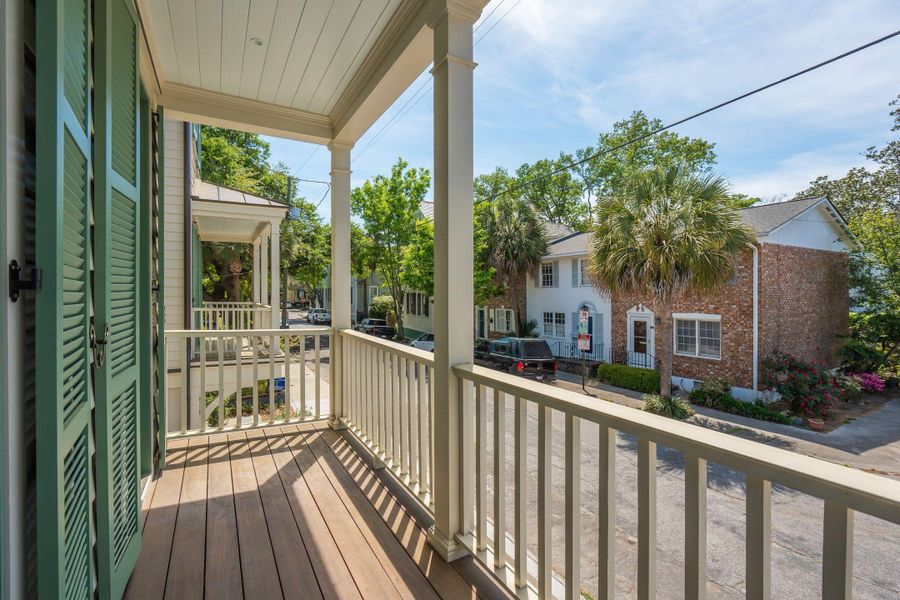 Exterior details and patio area of a home in , Charleston (Image 34).