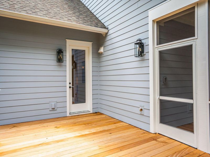 Exterior details and patio area of a home in , Johns Island (Image 44). Exterior details and patio area of a home in , Johns Island (Image 44).