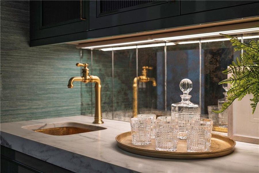 Furnished interior view inside a new home in , Atlanta (Image 29).