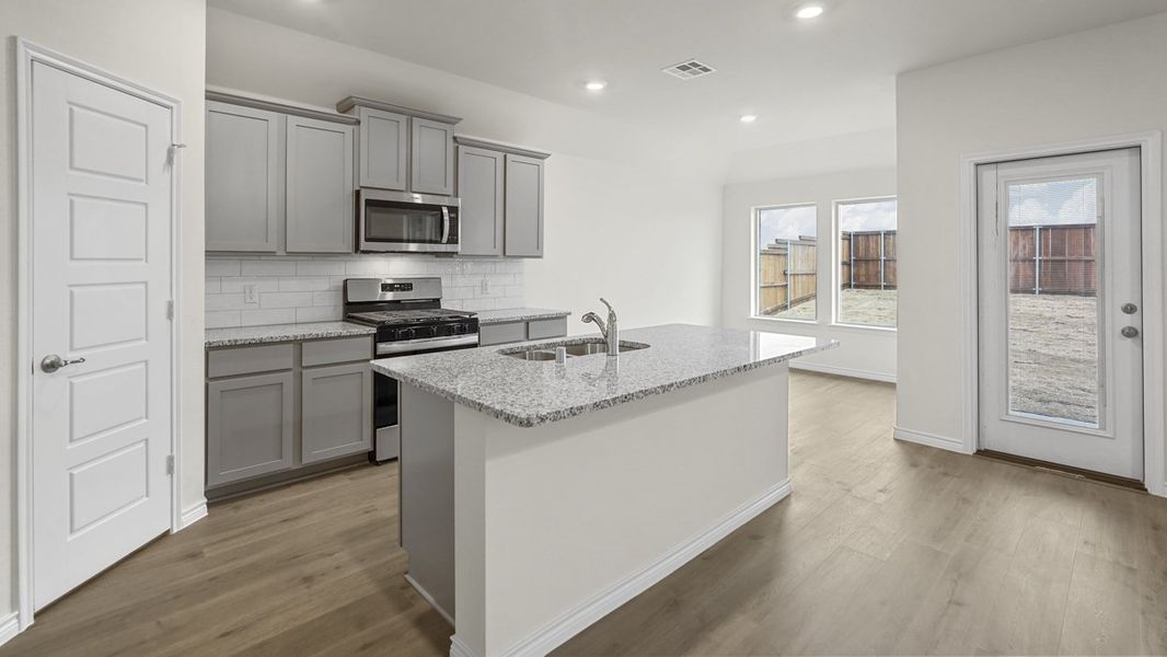Representative furnished interior of a home built from the Cedarwood by D.R. Horton in Bel Air Village, Sherman (Image 5). Representative furnished interior of a home built from the Cedarwood by D.R. Horton in Bel Air Village, Sherman (Image 5).