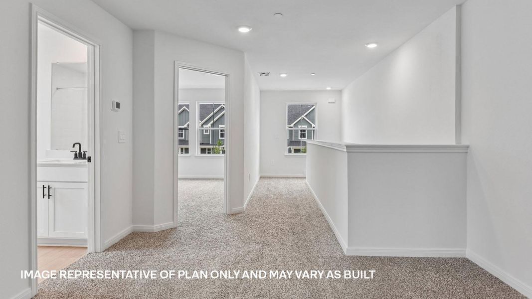 Spacious, unfurnished interior of a new home in Avery Centre, Round Rock (Image 42).
