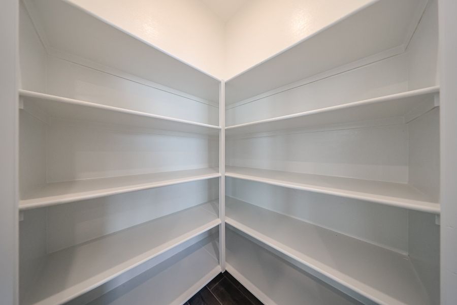 A white shelf with white shelves.
