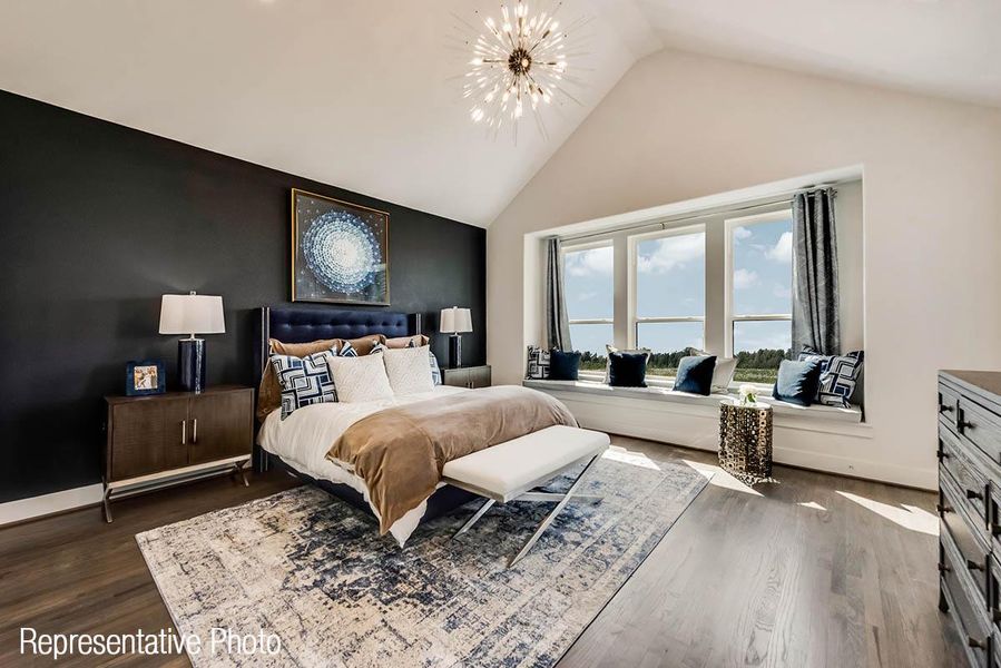 Furnished interior view inside a new home in Creekside at Elevon, Lavon (Image 7).