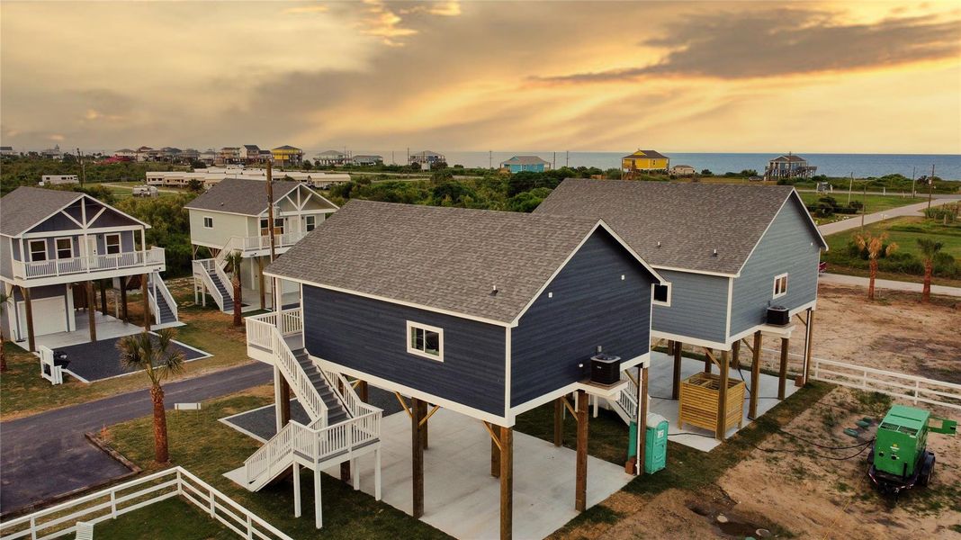 Exterior details and patio area of a home in , Bolivar Peninsula (Image 31).