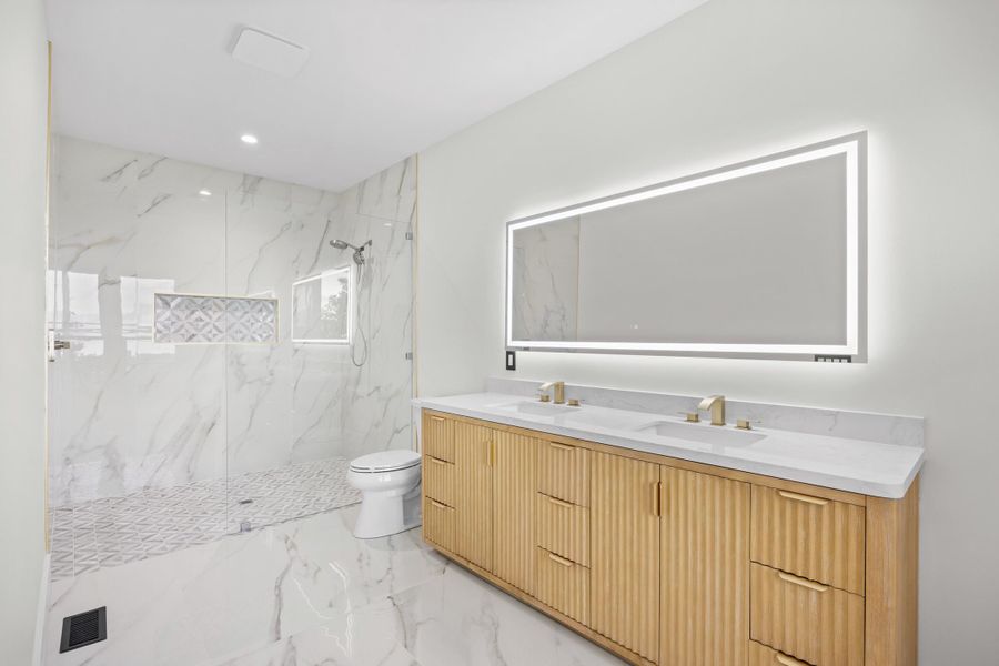 Furnished interior view inside a new home in , Pawleys Island (Image 10).