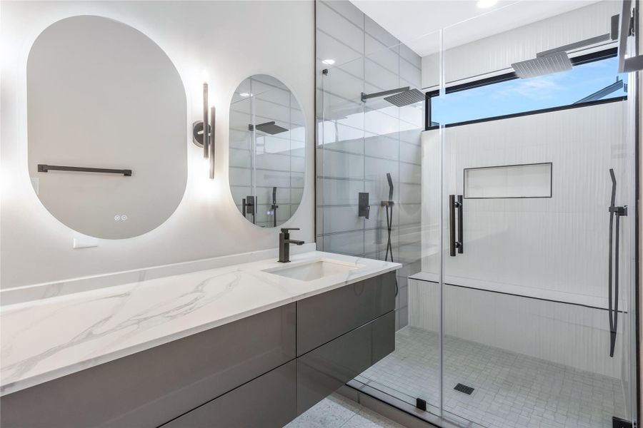 Furnished interior view inside a new home in , Houston (Image 11).