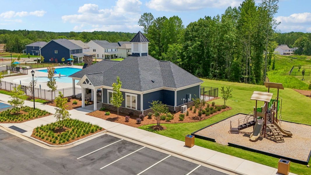 Lakeside Glen Community Amenity - Sparkling Pool, Cabana, and Playground