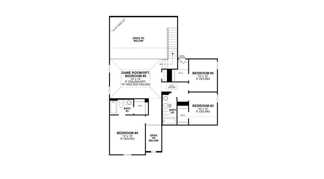 2D floor plan layout of this home in Aster Park, McKinney, TX (Image 23). 2D floor plan layout of this home in Aster Park, McKinney, TX (Image 23).