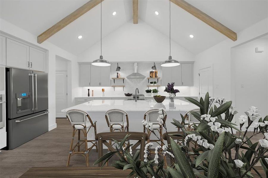 Furnished interior view inside a new home in Timberbrook, Justin (Image 12).