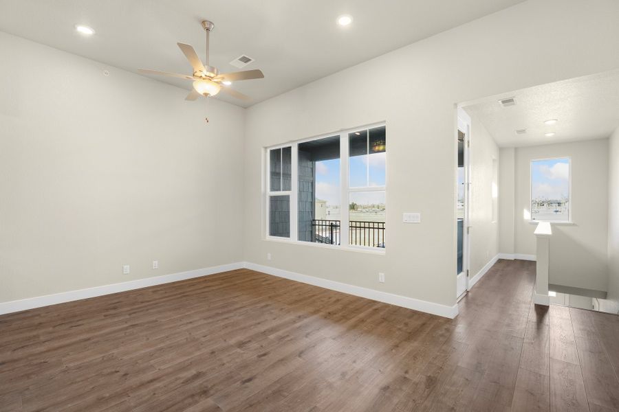 Spacious, unfurnished interior of a new home in Wilder at Timnath Ranch, Timnath (Image 14). Spacious, unfurnished interior of a new home in Wilder at Timnath Ranch, Timnath (Image 14).