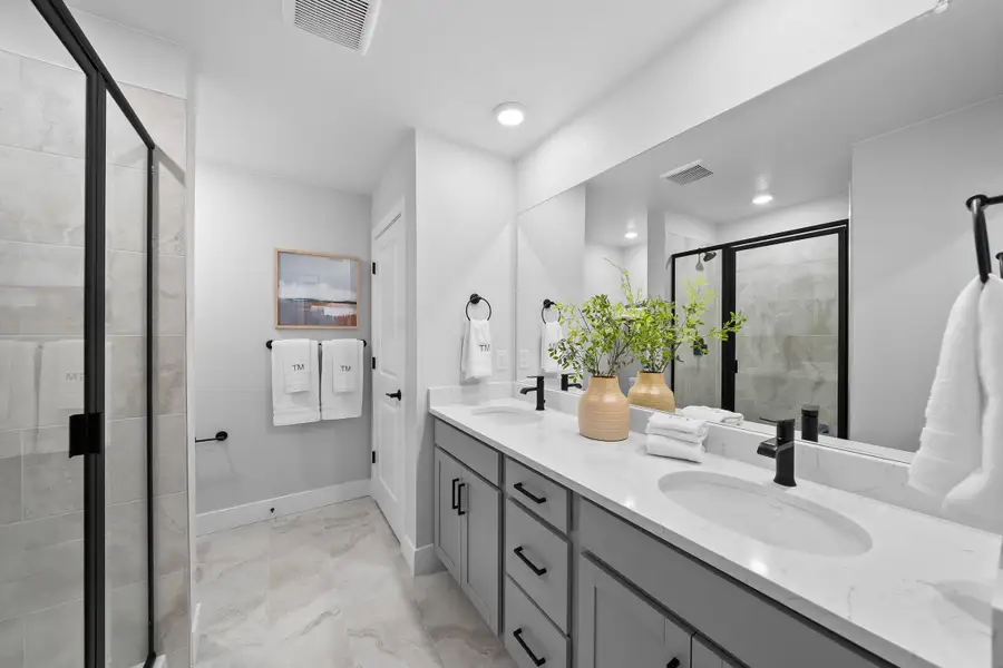 Furnished interior view inside a new home in Trailstone, Arvada (Image 5).