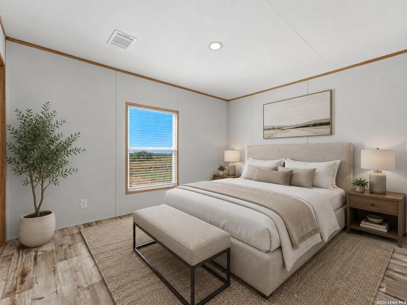Furnished interior view inside a new home in , Poteet (Image 7).