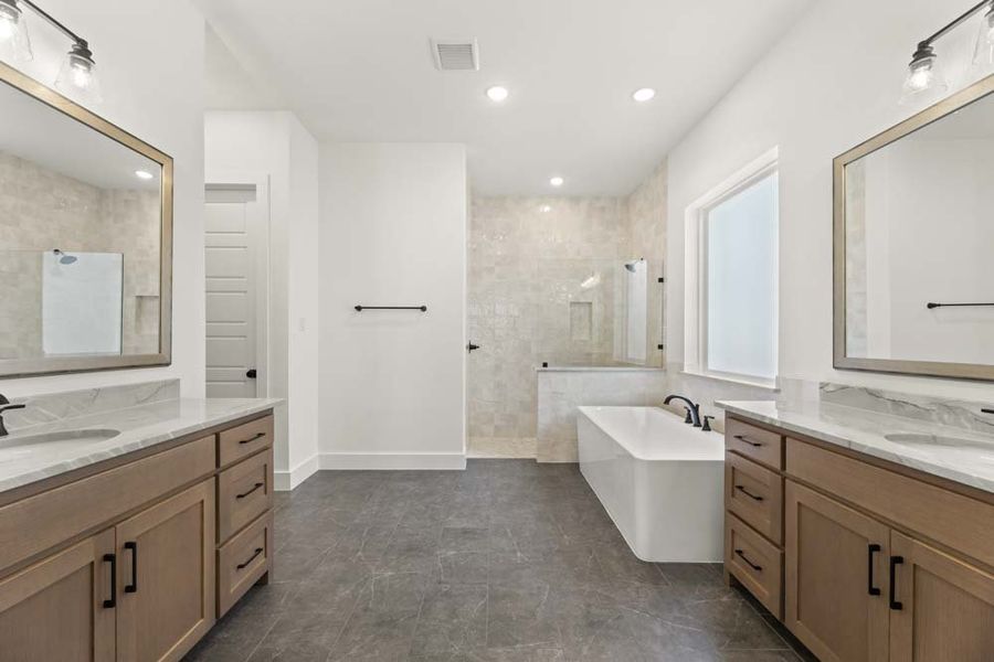 Representative furnished interior of a home built from the 5022 by Tradition Homes in Lakewood at Brookhollow – 60′ Lots, Prosper (Image 16).