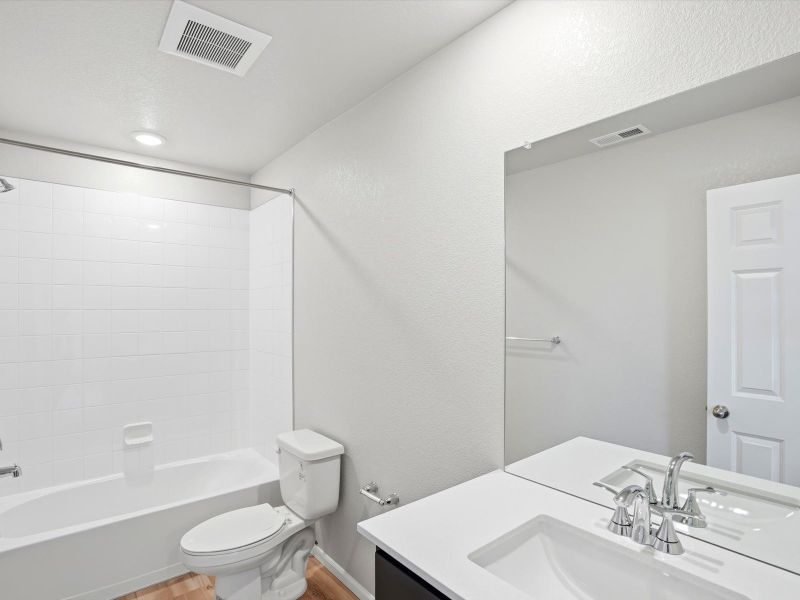 Furnished interior view inside a new home in Lorson Ranch: The Trail Collection, Colorado Springs (Image 7).
