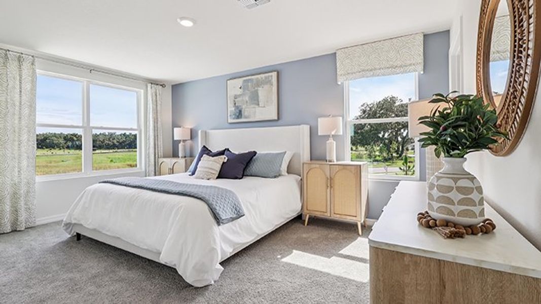 Representative furnished interior of a home built from the PEARSON - Interior Unit by D.R. Horton in The Towns at Laurel Commons, Ocala (Image 14).
