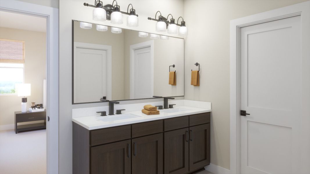 Furnished interior view inside a new home in Freedom at Anthem, Kyle (Image 10). Furnished interior view inside a new home in Freedom at Anthem, Kyle (Image 10).