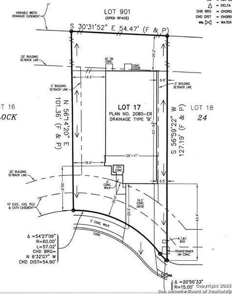 2D floor plan layout of this home in Rhine Valley, Schertz, TX (Image 3).