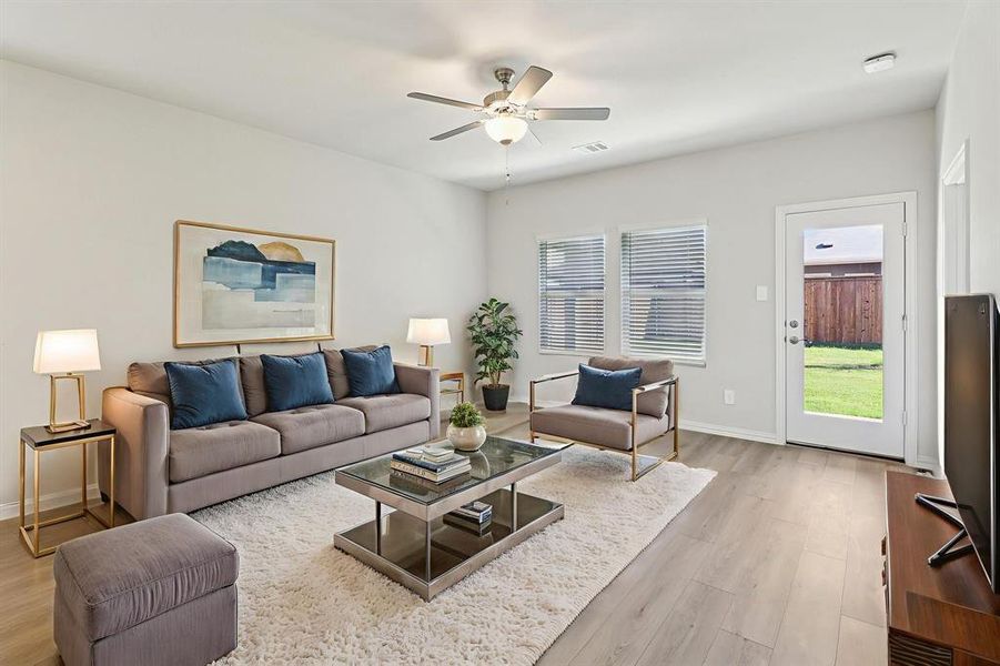 Photo is not of the actual home, but is an inspirational photo of builder’s model home and may depict options, furnishings, and/or decorator features that are not included.