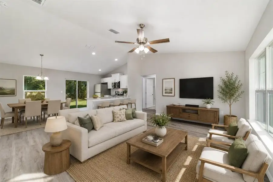 Furnished interior view inside a new home in , Ocala (Image 4).