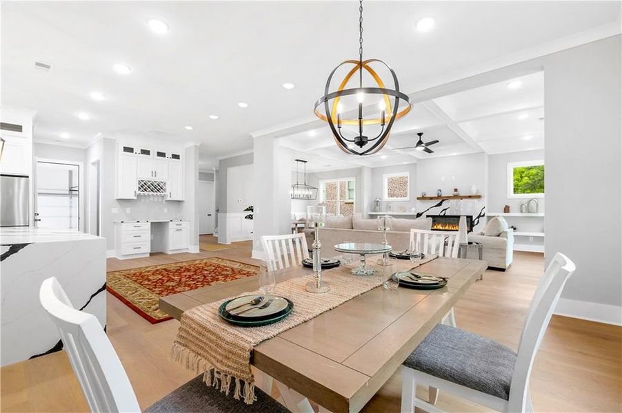Furnished interior view inside a new home in , Brookhaven (Image 11).